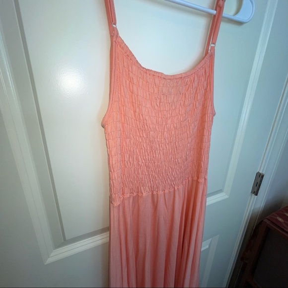 Angie Smocked Knit Swim Cover Up Mini Dress S - Picture 11 of 12